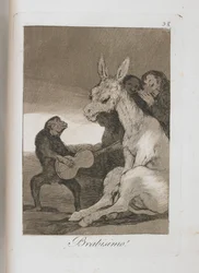 Plate from Los Caprichos, 1797-1798